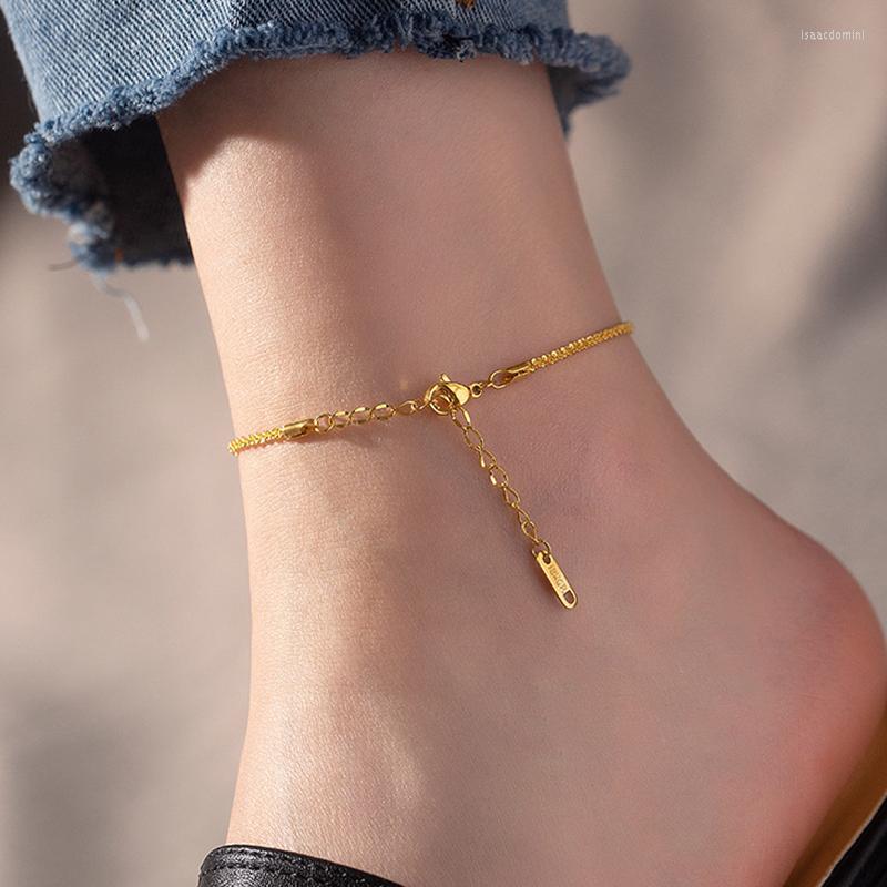 Anklets LEEKER Sparkling Rose Gold Silver Color 316L Stainless Steel For Women Beach Accessories Summer Jewelry 2023 024 LK2
Anklets LEEKER Sparkling Rose Gold Silver Color 316L Stainless Steel For Women Beach Accessories Summer Jewelry 2023 024 LK2
