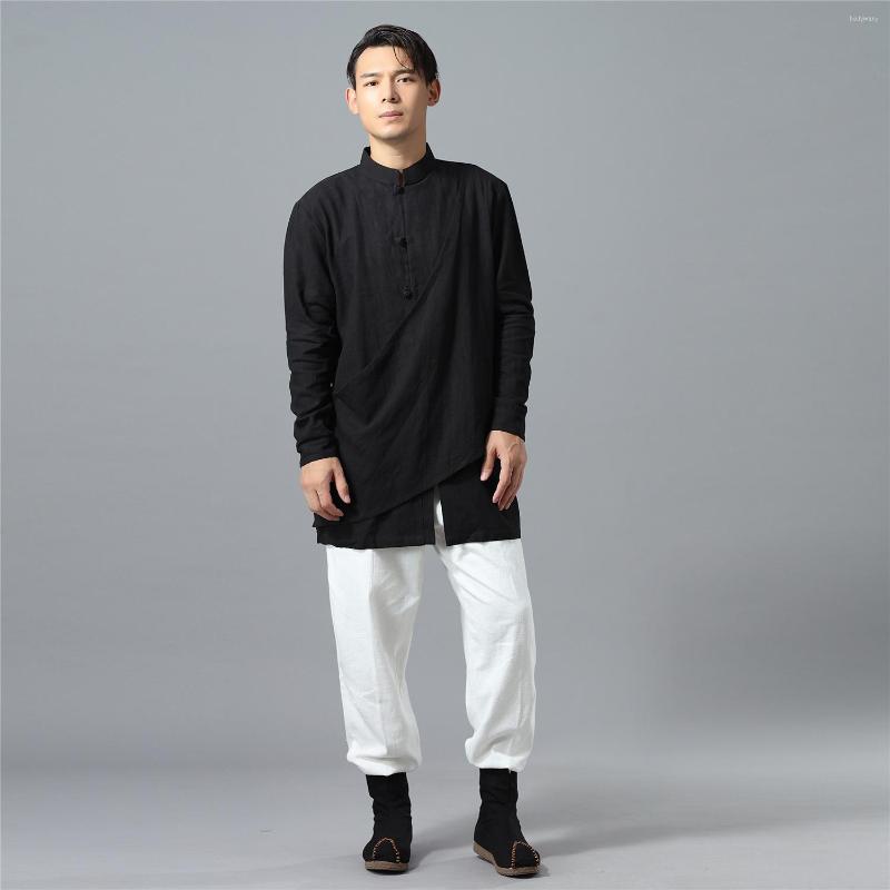 Active Shirts Men Linen Yoga Shirt Sweatshirt Chinese Traditional Loose Long Sleeve Casual Tai Chi Kungfu Martial Arts Sportswear, Black
Active Shirts Men Linen Yoga Shirt Sweatshirt Chinese Traditional Loose Long Sleeve Casual Tai Chi Kungfu Martial Arts Sportswear, Black