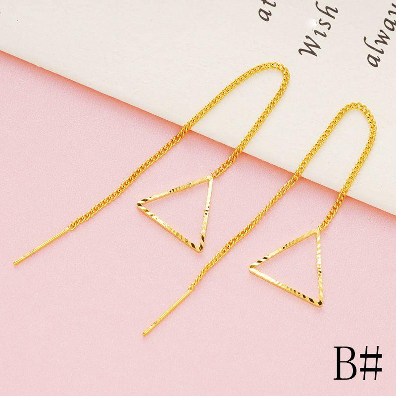 Dangle Earrings & Chandelier Simple Style Tassel Gift Yellow Gold Filled Geometry Women All-match JewelryDangle 
Dangle Earrings & Chandelier Simple Style Tassel Gift Yellow Gold Filled Geometry Women All-match JewelryDangle