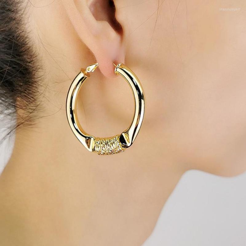Hoop Earrings Copper For Women Fashion Chunky Metal Earring Gold Color Ethnic Jewelry Statement Brincos 2023
Hoop Earrings Copper For Women Fashion Chunky Metal Earring Gold Color Ethnic Jewelry Statement Brincos 2023
