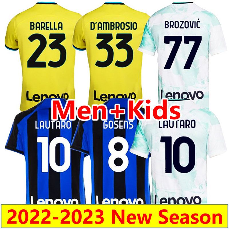 22 23 LUKAKU LAUTARO soccer jerseys fans player 2022 home away CORREA DZEKO BARELLA maillots de futol Gosens football shirt SKRINIAR DE VRIJ, Fans 22-23 away +patch
22 23 LUKAKU LAUTARO soccer jerseys fans player 2022 home away CORREA DZEKO BARELLA maillots de futol Gosens football shirt SKRINIAR DE VRIJ, Fans 22-23 away +patch