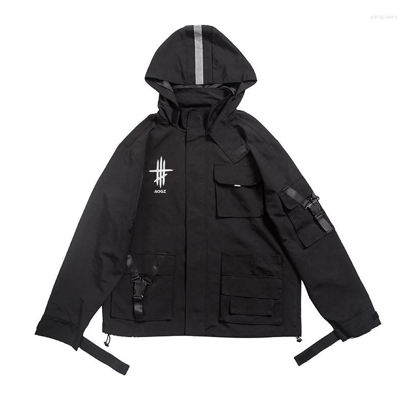 Men's Jackets Men's Fashion Hi Street Techwear Jacket Streetwear Oversized Hip Hop Tactical Coat Outerwear With Hood, Black
Men's Jackets Men's Fashion Hi Street Techwear Jacket Streetwear Oversized Hip Hop Tactical Coat Outerwear With Hood, Black