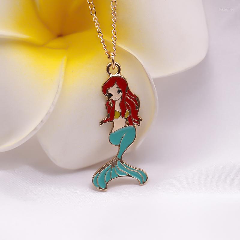 Pendant Necklaces Necklace Fashion Cartoon Little Mermaid Shape Alloy Sweater With Accessories Small Gifts For Friends
Pendant Necklaces Necklace Fashion Cartoon Little Mermaid Shape Alloy Sweater With Accessories Small Gifts For Friends