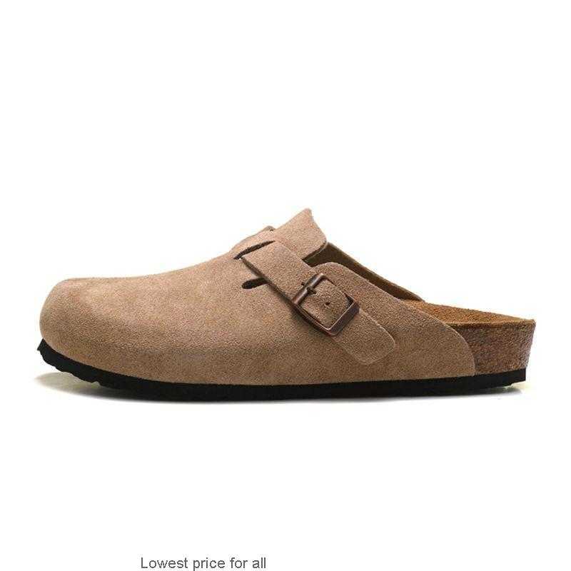 Sandals Boston Oiled Leather Bag Head Pull Cork Suede Designer Slides Autumn Winter Loafers Shoes Classic Tan Brown Black Mens Jvje, 10
Sandals Boston Oiled Leather Bag Head Pull Cork Suede Designer Slides Autumn Winter Loafers Shoes Classic Tan Brown Black Mens Jvje, 10