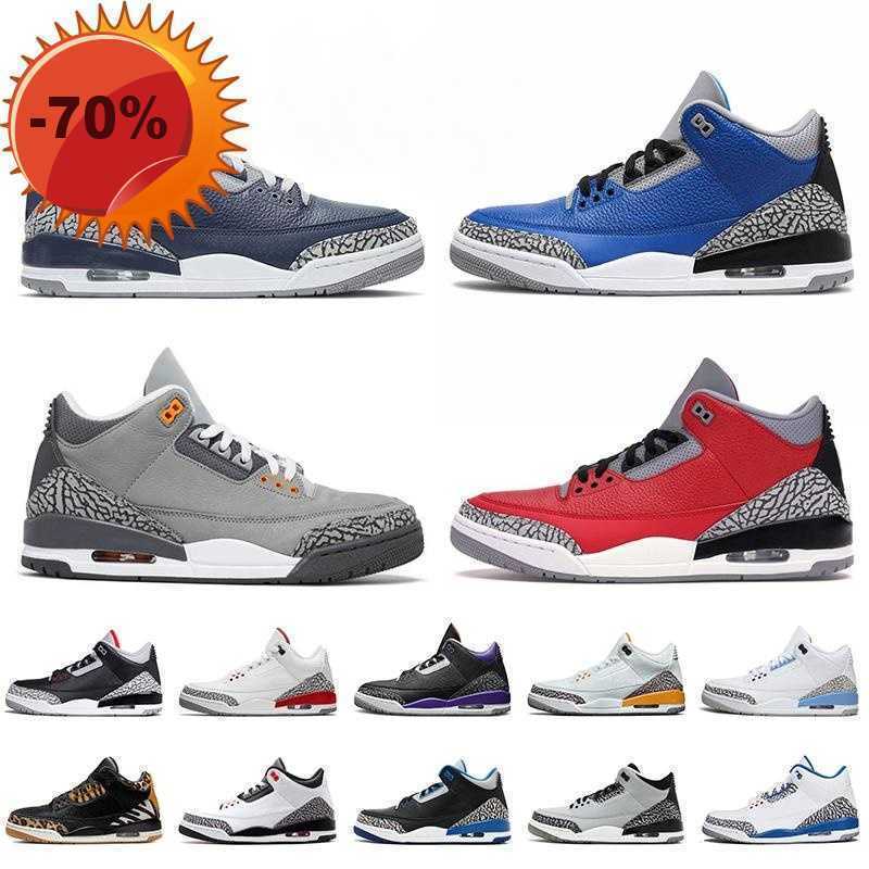 

Boots NEW Basketball Shoes Jumpman 3 Sports Sneakers Georgetown UNC Cour Purple 3s Retroes Varsity Royal Cool Grey Knicks Rivals Ture Blue, 16