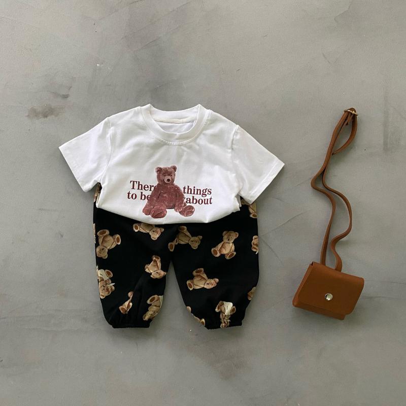 Clothing Sets 2023 Summer Baby Clothes Set Boys Cute Bear Print Short Sleeve T Shirt Pants 2pcs Children Casual Suit Girls Cartoon
Clothing Sets 2023 Summer Baby Clothes Set Boys Cute Bear Print Short Sleeve T Shirt Pants 2pcs Children Casual Suit Girls Cartoon