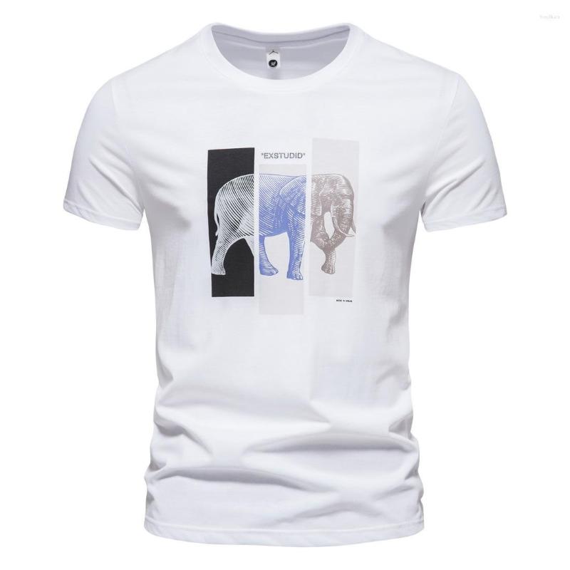 Men's T Shirts 2023 Summer Trim Elephant Printed Round Collar Men's Short Sleeve T-shirt 84% Cotton, White
Men's T Shirts 2023 Summer Trim Elephant Printed Round Collar Men's Short Sleeve T-shirt 84% Cotton, White