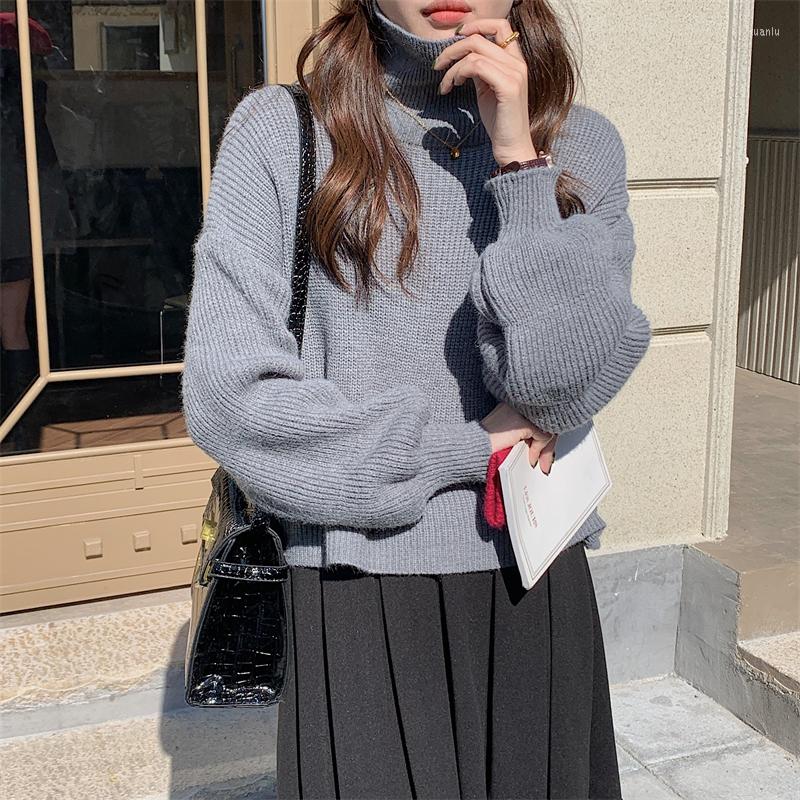 Women's Sweaters PLAMTEE Turtleneck Solid Women Sweater Full Sleeved Knitted Pullover 2023 Autumn Loose Elegant Fashion All-Match, Green
Women's Sweaters PLAMTEE Turtleneck Solid Women Sweater Full Sleeved Knitted Pullover 2023 Autumn Loose Elegant Fashion All-Match, Green