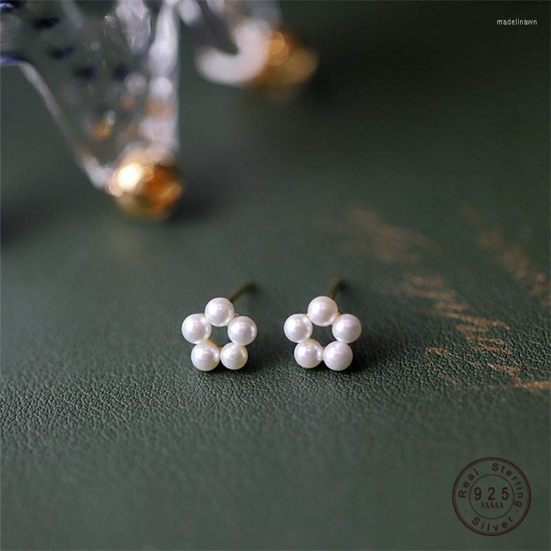 Stud Earrings 925 Sterling Silver Korean Synthetic Pearl Hollow Flower For Women Girl Sweet Jewelry Gift
Stud Earrings 925 Sterling Silver Korean Synthetic Pearl Hollow Flower For Women Girl Sweet Jewelry Gift