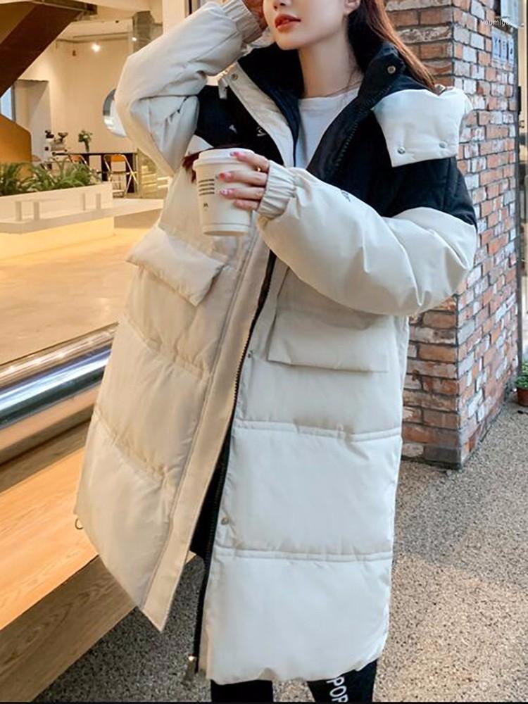 Women's Trench Coats Yzeqi Women Long Jacket Winter Coat Fashion Soild Cotton Padded Parka Woman Hooded Thicken Warm Down Jackets Female, White
Women's Trench Coats Yzeqi Women Long Jacket Winter Coat Fashion Soild Cotton Padded Parka Woman Hooded Thicken Warm Down Jackets Female, White