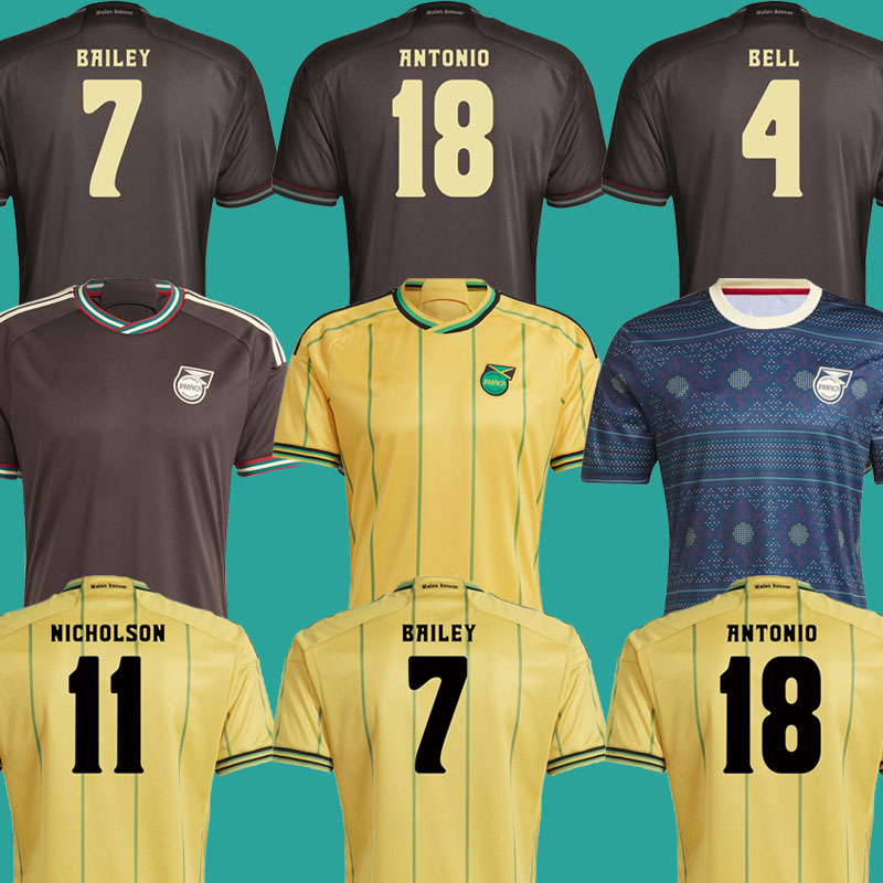 Jamaica soccer jerseys 2023 football shirts 23 24 national football team Bailey ANTONIO REID Nicholson LOWE MORRISON home away training shirt
Jamaica soccer jerseys 2023 football shirts 23 24 national football team Bailey ANTONIO REID Nicholson LOWE MORRISON home away training shirt
