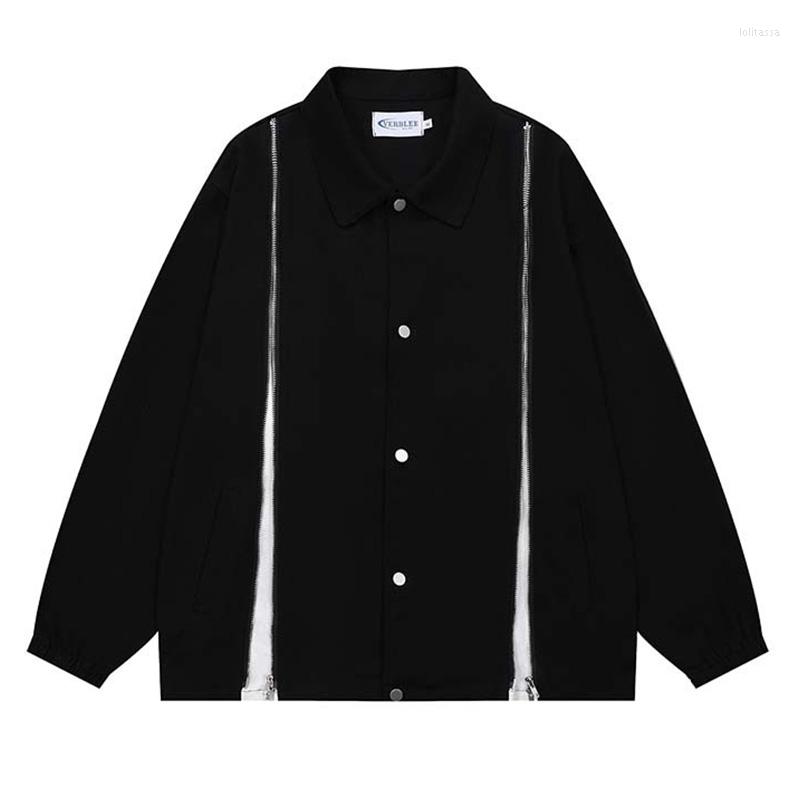 Men's Jackets Vintage 2023 Hip Hop Zipper Letter Embroidery Spring Autumn Outwear Coats For Male Tops Loose Fit, Black
Men's Jackets Vintage 2023 Hip Hop Zipper Letter Embroidery Spring Autumn Outwear Coats For Male Tops Loose Fit, Black