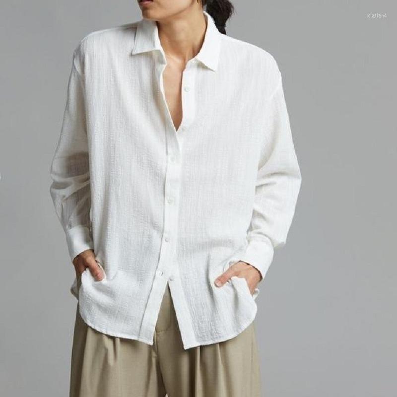 Women's Blouses Women's Shirts Design Niche Early Autumn Loose Long-sleeved Tops, White
Women's Blouses Women's Shirts Design Niche Early Autumn Loose Long-sleeved Tops, White