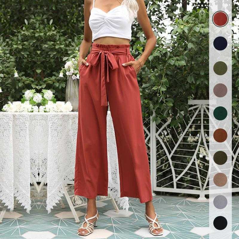 High Waisted Trousers Womens Jumpsuits Children Solid Color Ankle Length Bell, Orange
High Waisted Trousers Womens Jumpsuits Children Solid Color Ankle Length Bell, Orange