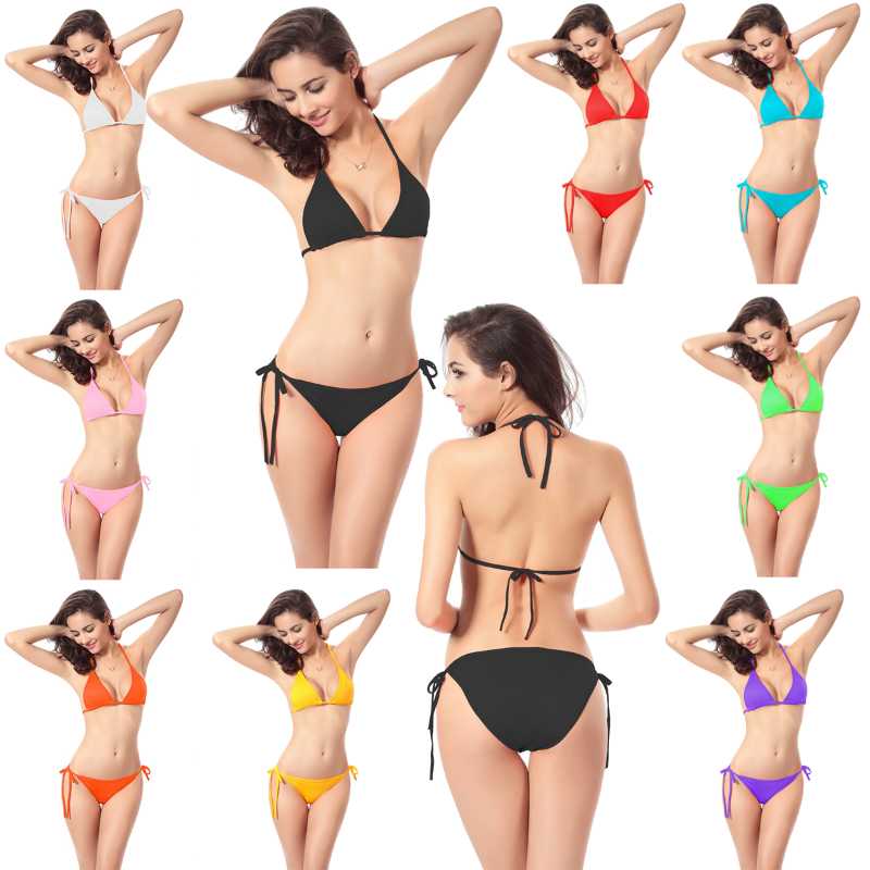Women's Swimwear Swimsuit Bikini Sexy No Chest Pad Steel 11 Color Candy Classic Sweet Youth Series, Green
Women's Swimwear Swimsuit Bikini Sexy No Chest Pad Steel 11 Color Candy Classic Sweet Youth Series, Green