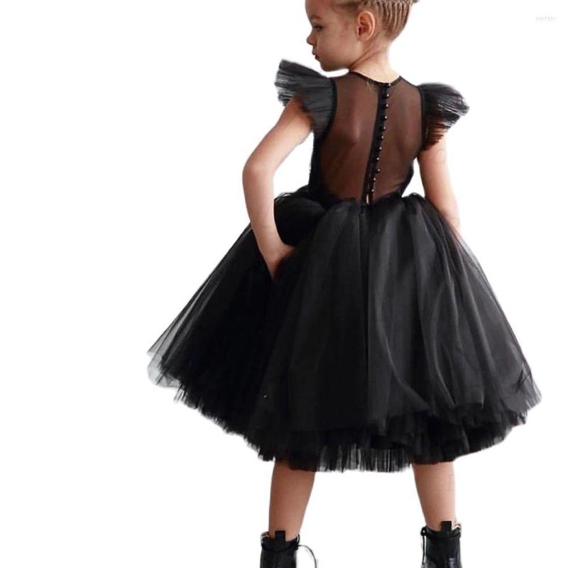 Girl Dresses Perspective Back Flower Kids Organza Sleeves Princess Pearls Beading Communion Dress, Black
Girl Dresses Perspective Back Flower Kids Organza Sleeves Princess Pearls Beading Communion Dress, Black