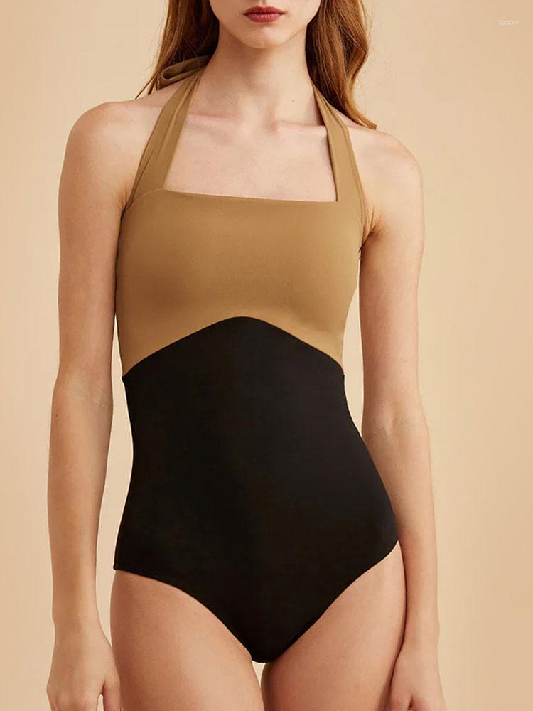Women' Swimwear Si-Ye Sexy Patchwork One Piece Swimsuit Women Halter Bandeau Bikini Bathing Suit High Cut Sport Slim Beachwear 2023, Sy230212op01-2
Women' Swimwear Si-Ye Sexy Patchwork One Piece Swimsuit Women Halter Bandeau Bikini Bathing Suit High Cut Sport Slim Beachwear 2023, Sy230212op01-2