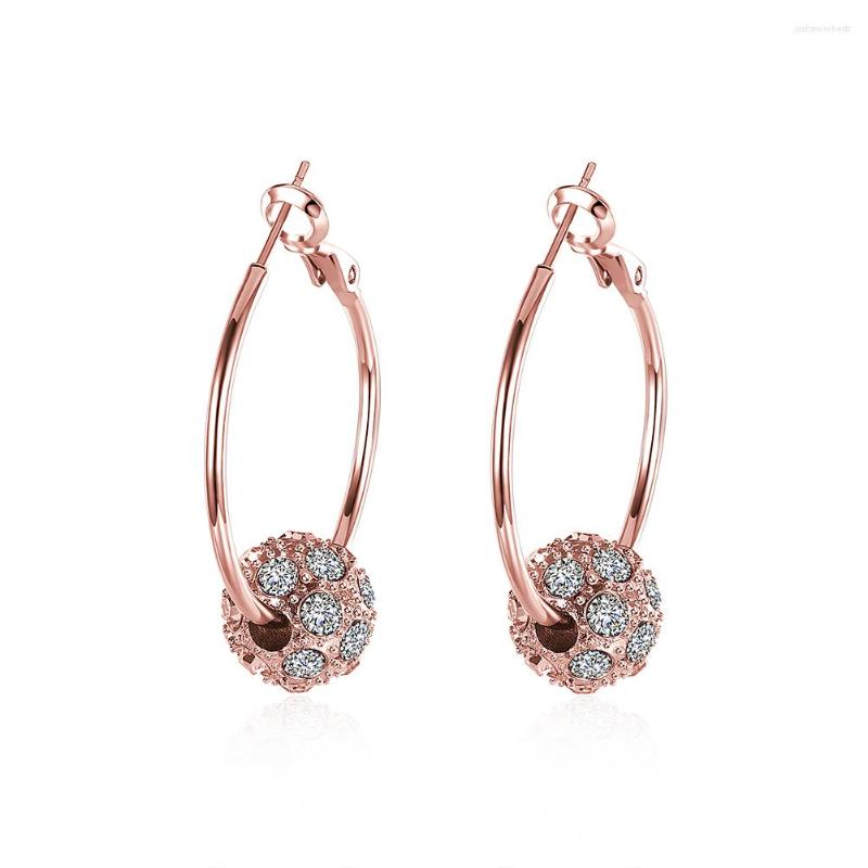 Dangle Earrings White Crystal Zircon Rose Gold Color LKN18KRGPE008/9/456
Dangle Earrings White Crystal Zircon Rose Gold Color LKN18KRGPE008/9/456