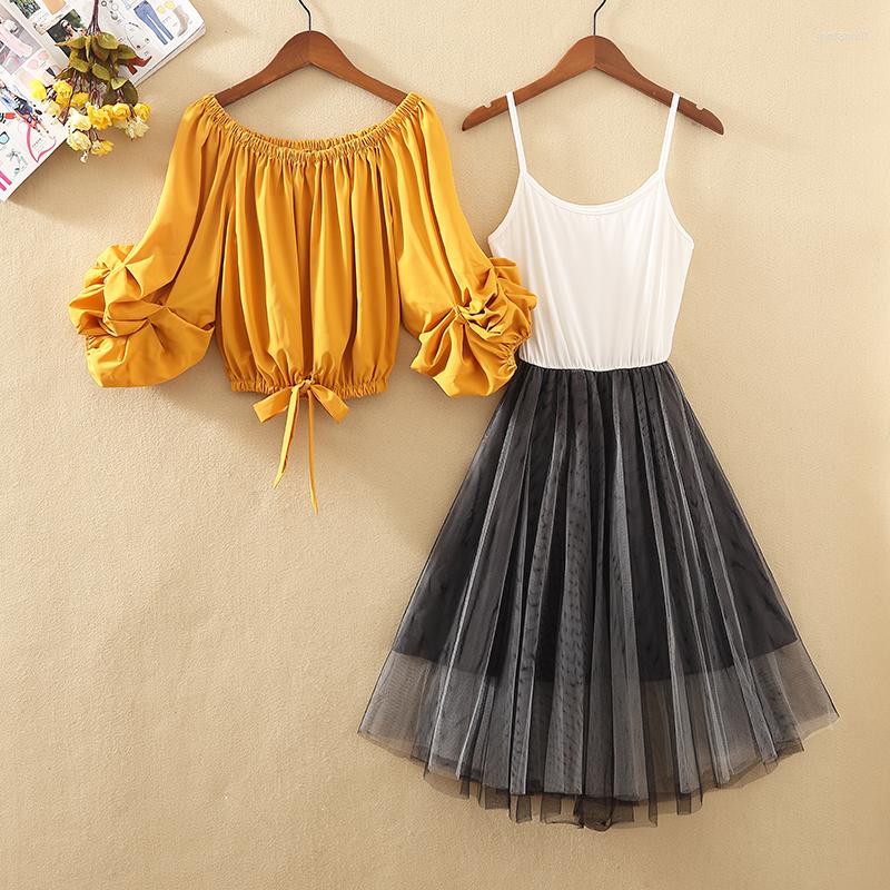Party Dresses 2023 Summer 2 Piece Women Chiffon Lantern Sleeved Solid A-line Office Lady Elegant Top Quality, See chart
Party Dresses 2023 Summer 2 Piece Women Chiffon Lantern Sleeved Solid A-line Office Lady Elegant Top Quality, See chart