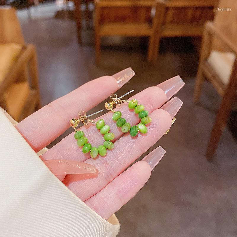 Hoop Earrings MOWAMUA Green Beads Vintage Boho Irregular Acrylic Beaded Ear Jewelry For Woman Silver 925 Needle Girlfriend Gift
Hoop Earrings MOWAMUA Green Beads Vintage Boho Irregular Acrylic Beaded Ear Jewelry For Woman Silver 925 Needle Girlfriend Gift