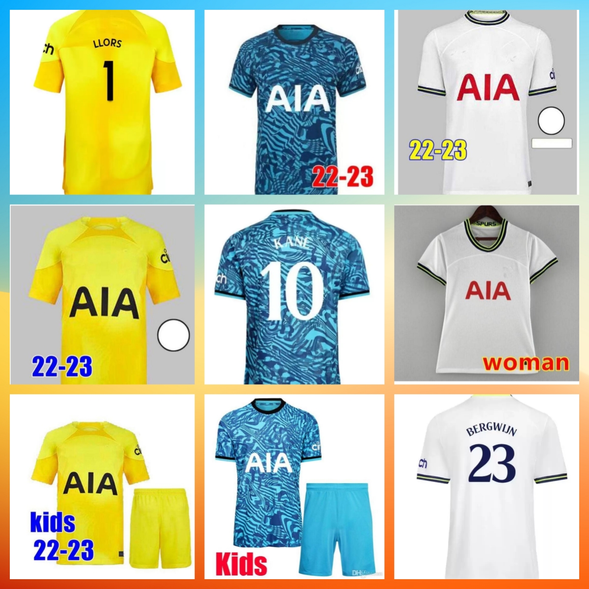 2022 2023 Newest KULUSEVSKI SON KANE soccer jerseys DELE NDOMBELE HOJBJERG 22 23 TOttENHAM LUCAS player fans football shirts men aldult KIDS uniforms, 13
2022 2023 Newest KULUSEVSKI SON KANE soccer jerseys DELE NDOMBELE HOJBJERG 22 23 TOttENHAM LUCAS player fans football shirts men aldult KIDS uniforms, 13