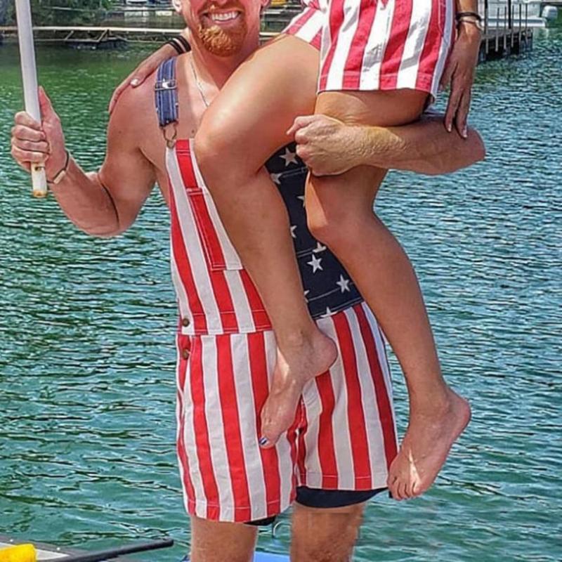 Men's Jeans Fashion Men Romper Independence Day Flag Sleeveless Stretchy Male Mid Waist Stragight Overalls For PartyMen's, Red
Men's Jeans Fashion Men Romper Independence Day Flag Sleeveless Stretchy Male Mid Waist Stragight Overalls For PartyMen's, Red