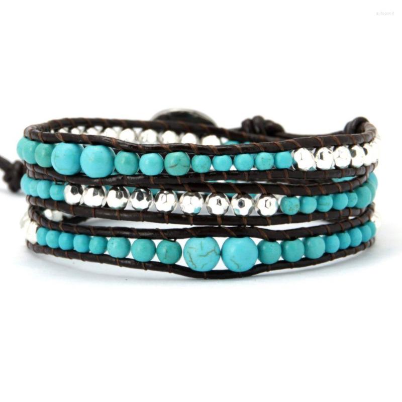 Strand Boho Love Healing Bracelet Jewelry Set Handmade Turquoise Women Charm Leather Wrap Wholesale Item
Strand Boho Love Healing Bracelet Jewelry Set Handmade Turquoise Women Charm Leather Wrap Wholesale Item