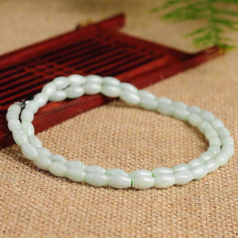 Chains Send Certificate Natural Burma Jades Beaded Necklace Women Fashion Charms Jewellery Genuine Myanmar Jadeite Chokers NecklacesChains
Chains Send Certificate Natural Burma Jades Beaded Necklace Women Fashion Charms Jewellery Genuine Myanmar Jadeite Chokers NecklacesChains