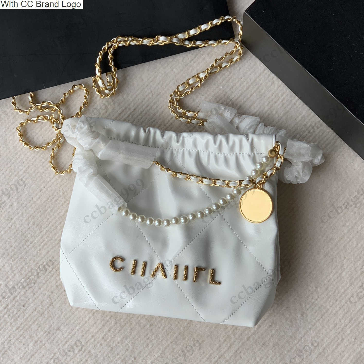 CC Brand Shoulder Bags Women Shiny Calfskin 22 Pearl Shopping Bags Classic Diamond Quilted Gold Letter Metal Hardware Chain Shoulder Cross Coins Purses Designer, Box
CC Brand Shoulder Bags Women Shiny Calfskin 22 Pearl Shopping Bags Classic Diamond Quilted Gold Letter Metal Hardware Chain Shoulder Cross Coins Purses Designer, Box