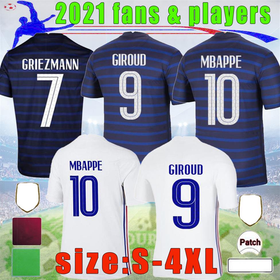 2021 MBAPPE soccer jerseys player version GRIEZMANN POGBA 21 22 national team francia GIROUD fans KANTE Football shirts258U, 2021 home fans 013
2021 MBAPPE soccer jerseys player version GRIEZMANN POGBA 21 22 national team francia GIROUD fans KANTE Football shirts258U, 2021 home fans 013