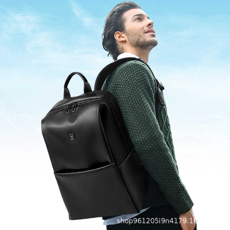King Paul backpack Men's backpack Multi-functional bag Computer bag PU backpack Travel bag Business backpack, Black4
King Paul backpack Men's backpack Multi-functional bag Computer bag PU backpack Travel bag Business backpack, Black4