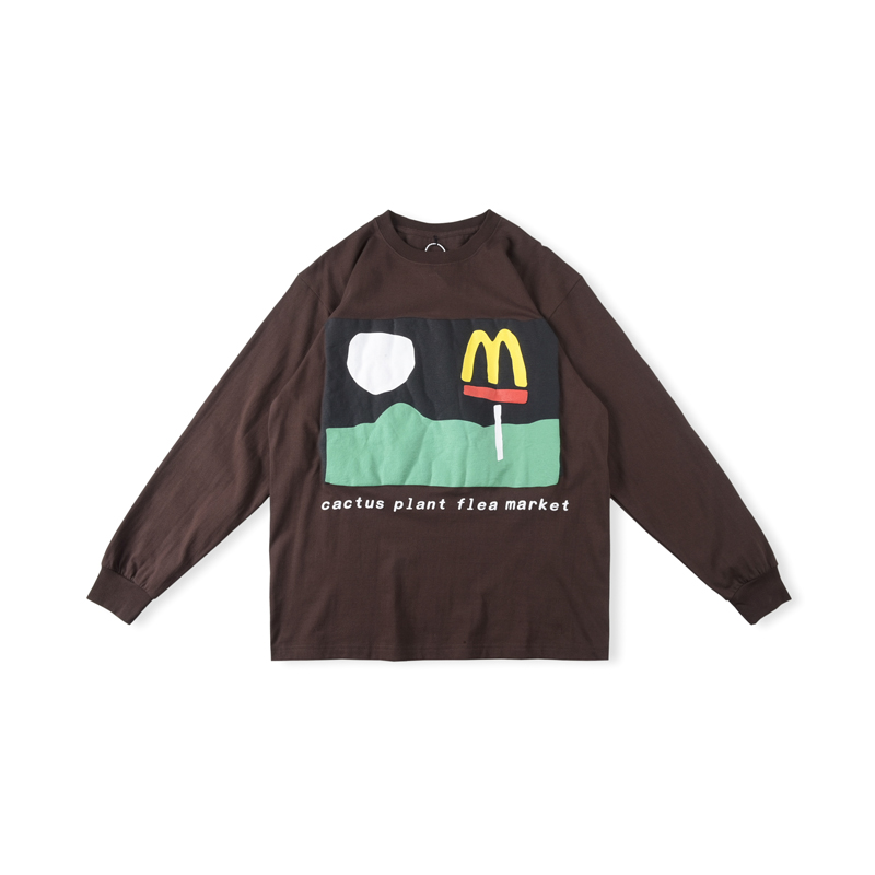 23SS Europe Autumn Winter Puff Print Tee Fashion Men Women USA High Street Food Cotton Long Sleeve Tshirt, Brown
23SS Europe Autumn Winter Puff Print Tee Fashion Men Women USA High Street Food Cotton Long Sleeve Tshirt, Brown