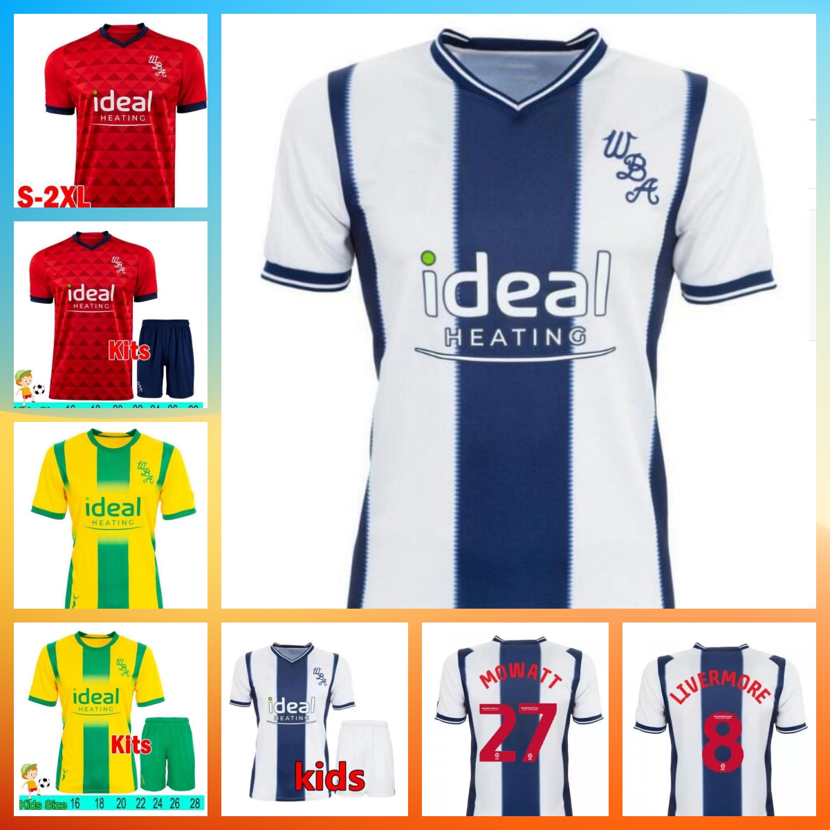 22 23 West Bromwich Soccer Jerseys LIVERMORE DIANG BRUNT football shirt Robinson GRANT Mowatt 2023 2022 Home Away adult Men Kits full sets uniforms top thai quality, 09
22 23 West Bromwich Soccer Jerseys LIVERMORE DIANG BRUNT football shirt Robinson GRANT Mowatt 2023 2022 Home Away adult Men Kits full sets uniforms top thai quality, 09