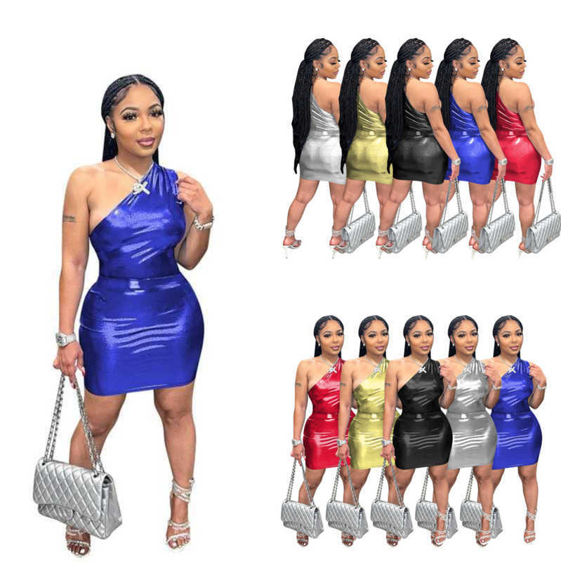 Wholesale Women Two Piece Dresses New Bright Face One-shoulder Sexy Sleeveless Short Skirt Tracksuits, Black
Wholesale Women Two Piece Dresses New Bright Face One-shoulder Sexy Sleeveless Short Skirt Tracksuits, Black