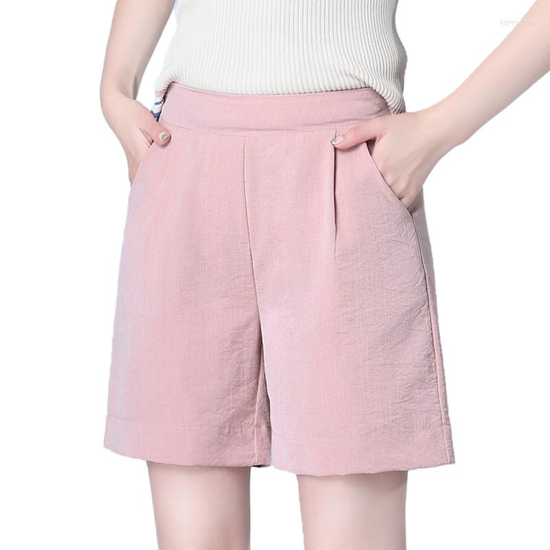 Women' Shorts Women High Waist Linen Loose Casual Solid Black White Gray Pink Big Size Wide Leg With Pockets Femme
Women' Shorts Women High Waist Linen Loose Casual Solid Black White Gray Pink Big Size Wide Leg With Pockets Femme