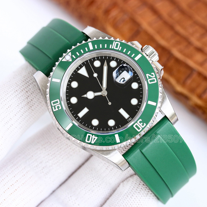 Mens Womens Watches Automatic Mechanical 40mm Watch Green Ceramic Bezel Sapphire Glass Super luminous WristWatches montre de luxe gifts 3135/3235 Movement
Mens Womens Watches Automatic Mechanical 40mm Watch Green Ceramic Bezel Sapphire Glass Super luminous WristWatches montre de luxe gifts 3135/3235 Movement