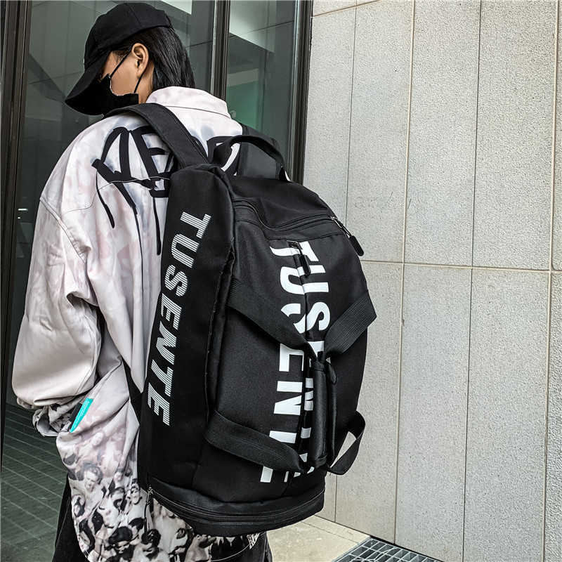 Backpack men's ins men's fashion brand large capacity Leisure Travel Bag Luggage Backpack female college student schoolbag, Black
Backpack men's ins men's fashion brand large capacity Leisure Travel Bag Luggage Backpack female college student schoolbag, Black