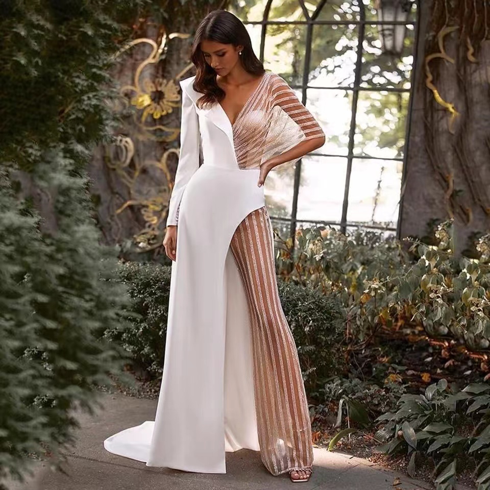 Elegant Long Sleeve Muslim Jumpsuit Evening Dresses 2023 Appliqued robe de soiree Islamic Dubai Hijab Formal Event Gowns Prom Party Dress Vestido de novia, Same as picture
Elegant Long Sleeve Muslim Jumpsuit Evening Dresses 2023 Appliqued robe de soiree Islamic Dubai Hijab Formal Event Gowns Prom Party Dress Vestido de novia, Same as picture