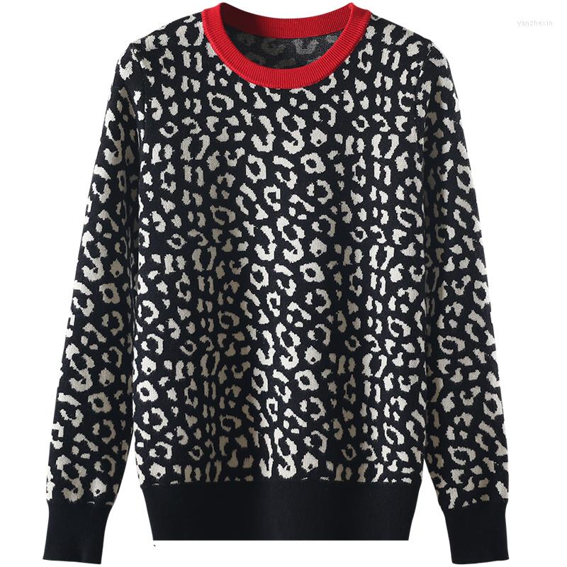Women' Sweaters Autumn Winter Women Fashion Leopard Knitted Pullovers Long Sleeve Contrast Color Crewneck Keep Warm Sweater Basic Style, Green
Women' Sweaters Autumn Winter Women Fashion Leopard Knitted Pullovers Long Sleeve Contrast Color Crewneck Keep Warm Sweater Basic Style, Green