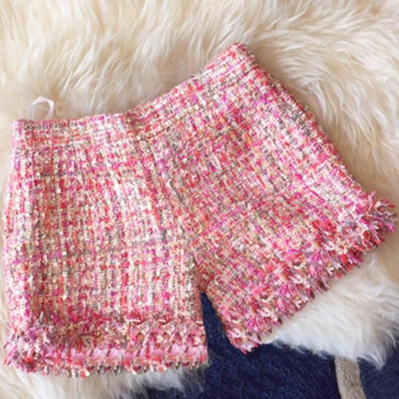 Women's Shorts Spring Autumn Tassel Tweed Women High Waist Wide Leg Small Fragrance, Black
Women's Shorts Spring Autumn Tassel Tweed Women High Waist Wide Leg Small Fragrance, Black