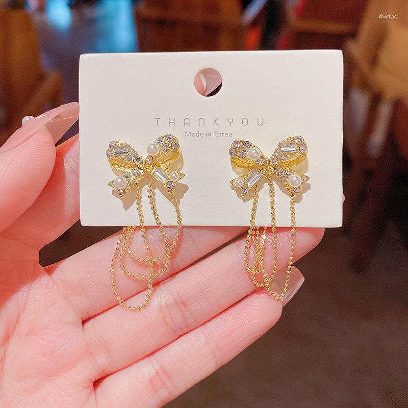 Dangle Earrings S925 Silver Needle Super Fairy All-match Long Tassel Pearl Light Luxury High-end Design Bow Stud
Dangle Earrings S925 Silver Needle Super Fairy All-match Long Tassel Pearl Light Luxury High-end Design Bow Stud