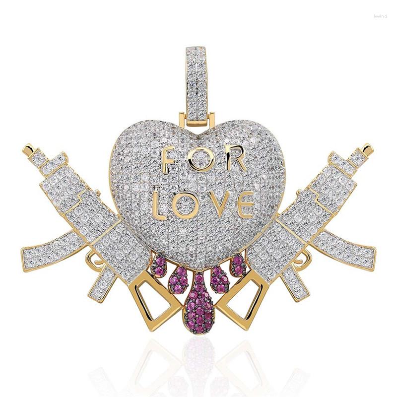 Pendant Necklaces Lucky Sonny Fight For Heart Necklace Hip Hop Bling CZ Iced Drip Pendants Punk Men Gift Accessory Drop N04
Pendant Necklaces Lucky Sonny Fight For Heart Necklace Hip Hop Bling CZ Iced Drip Pendants Punk Men Gift Accessory Drop N04