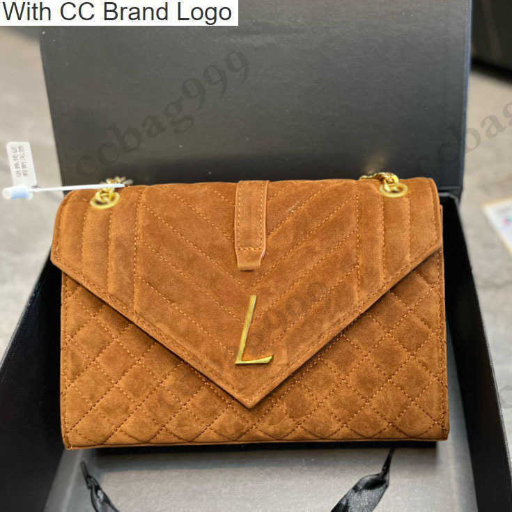 CC Brand Cross Body Women Suede College Envelope Bags Chevron Line V Stitch Handbags Vintage Black Brown Gold Hardware Chain Shoulder Crossbody Designer Large C, Box 
CC Brand Cross Body Women Suede College Envelope Bags Chevron Line V Stitch Handbags Vintage Black Brown Gold Hardware Chain Shoulder Crossbody Designer Large C, Box