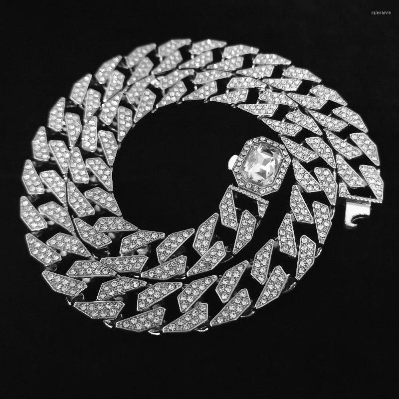 Chains Rhinestone Iced Out Necklace Cuban Link Chain Crystal Bracelet For Men Hip Hop Jewelry Fashion Charms On The Neck Gift
Chains Rhinestone Iced Out Necklace Cuban Link Chain Crystal Bracelet For Men Hip Hop Jewelry Fashion Charms On The Neck Gift