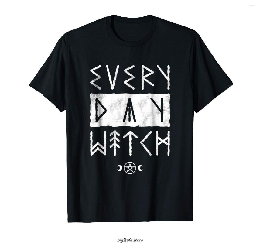 Men's T Shirts Runic Witchcraft Goth T-Shirt Brand Men Clothing Male Slim Fit Shirt Summer The Fashion For Short Sleeve, Black
Men's T Shirts Runic Witchcraft Goth T-Shirt Brand Men Clothing Male Slim Fit Shirt Summer The Fashion For Short Sleeve, Black