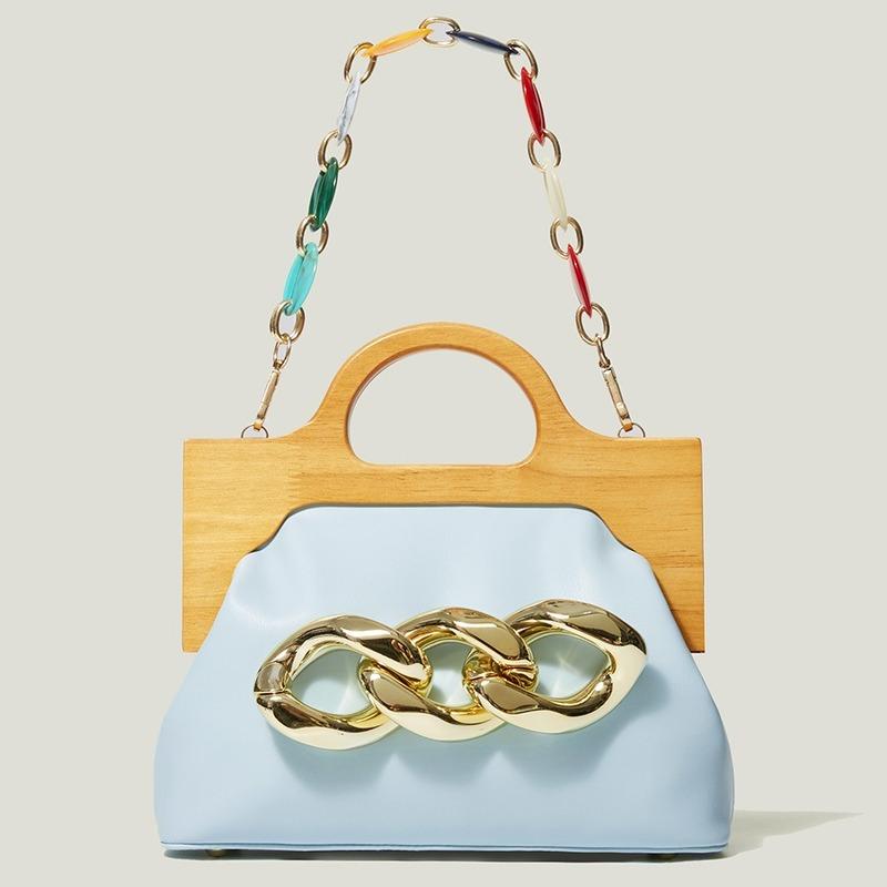 Evening Bags 2023 Autumn Winter Fashion Simple Single Shoulder Diagonal Span Golden Chain Women's Bag Holding Leather Clip, Yellow
Evening Bags 2023 Autumn Winter Fashion Simple Single Shoulder Diagonal Span Golden Chain Women's Bag Holding Leather Clip, Yellow