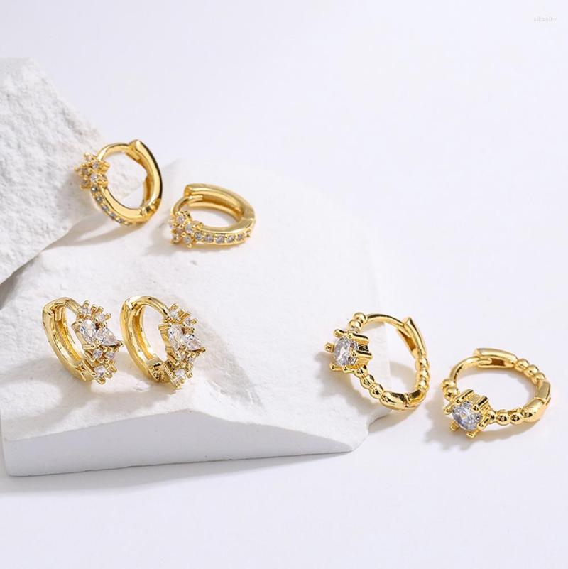 Hoop Earrings Mafisar European And American Fashion Gold-Plated Zircon Geometric Round For Women Girls Wedding Party Jewelry Gifts
Hoop Earrings Mafisar European And American Fashion Gold-Plated Zircon Geometric Round For Women Girls Wedding Party Jewelry Gifts