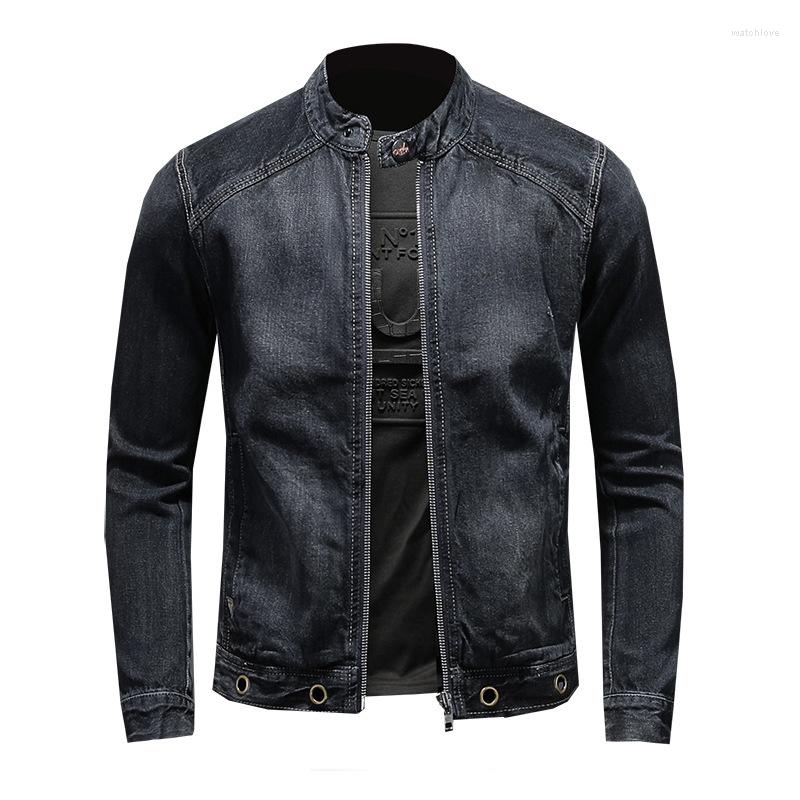 Men' Jackets High Quality Biker Stand Collar Men' Motorcycle Jeans Patchwork Denim Man Slim Fit Streetwear Vintage Jacket Spring Coa, Black
Men' Jackets High Quality Biker Stand Collar Men' Motorcycle Jeans Patchwork Denim Man Slim Fit Streetwear Vintage Jacket Spring Coa, Black
