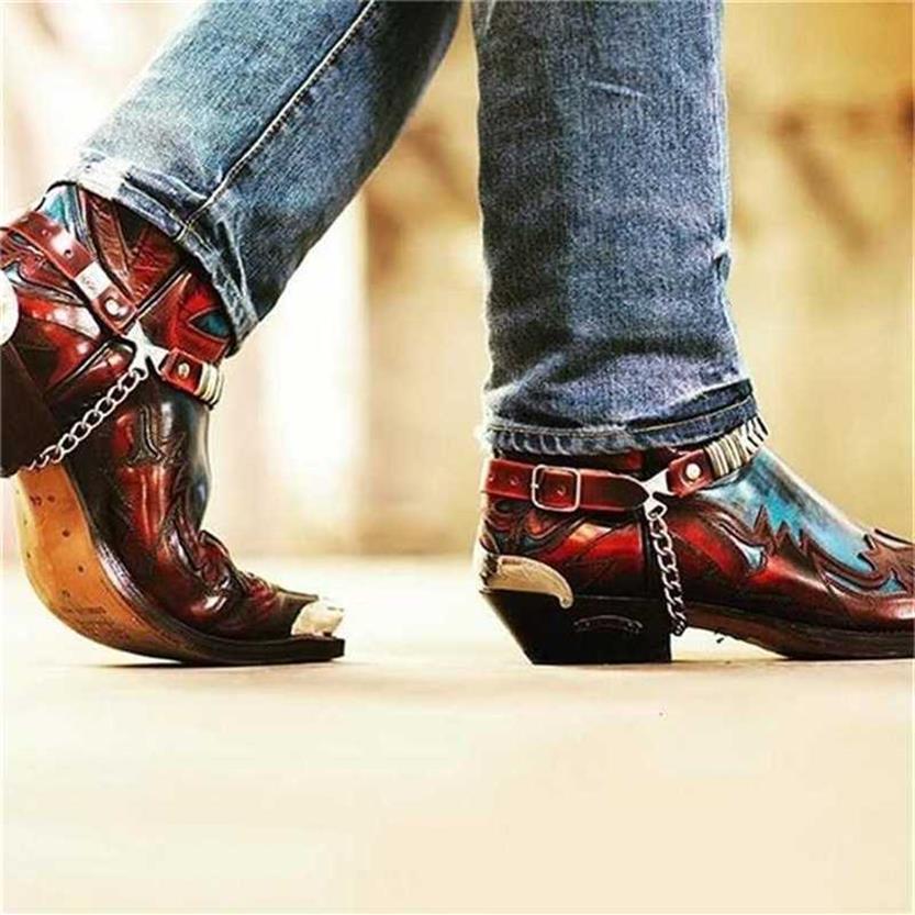 Men's PU Color Matching Embossed Western Cowboy Wear-resistant Leather Pointed Toe Fashion Trend Boots XM236 211101289o, Wine red
Men's PU Color Matching Embossed Western Cowboy Wear-resistant Leather Pointed Toe Fashion Trend Boots XM236 211101289o, Wine red