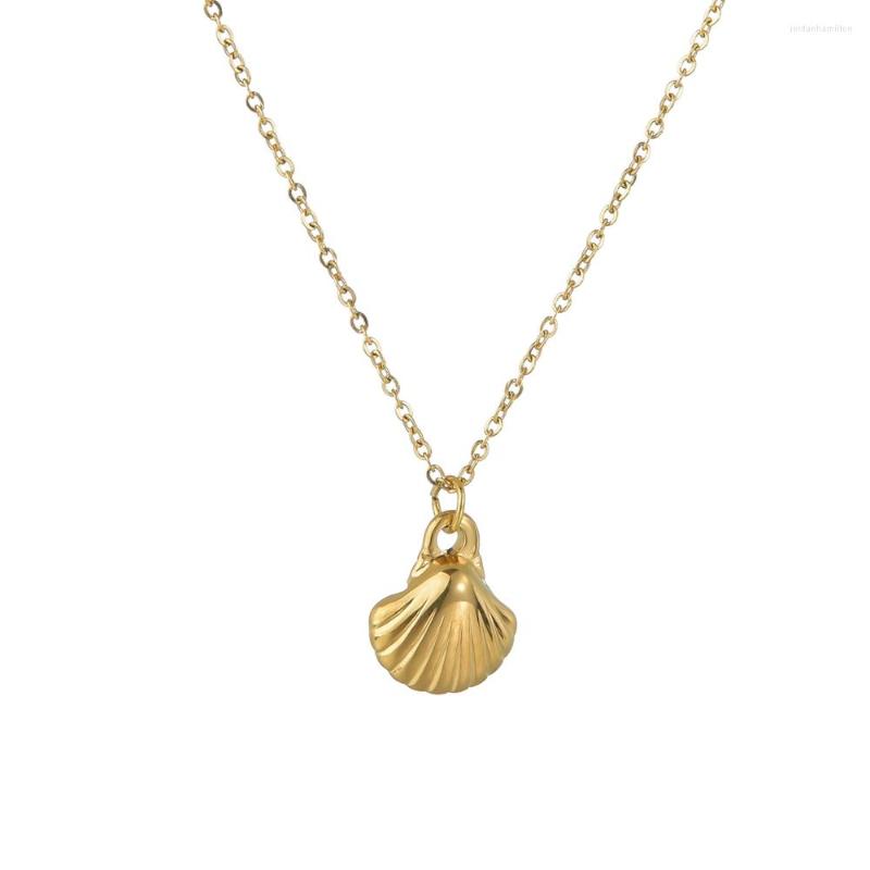 Pendant Necklaces Personality Necklace Shell Gold Or Silver Color Simple Stainless Steel Creative Jewelry Party Gift For Women Girlfriend
Pendant Necklaces Personality Necklace Shell Gold Or Silver Color Simple Stainless Steel Creative Jewelry Party Gift For Women Girlfriend